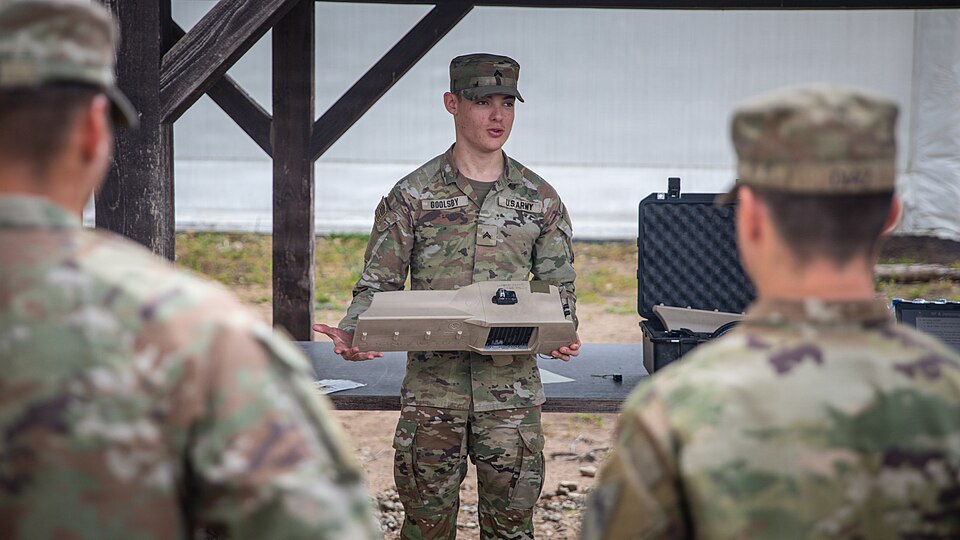 Counter Drone System In Use Drone Defense Technology De